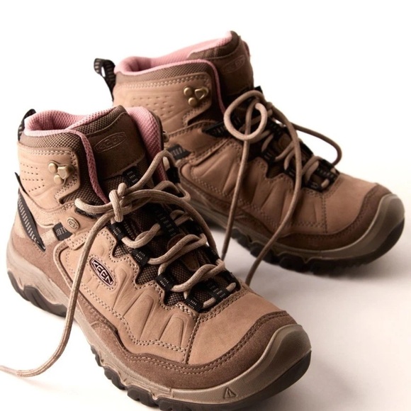 Free People Keen Targhee IV Waterproof Hiking Boot Brindle Taupe Rose - Picture 9 of 9